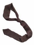 Brown Pique Tie