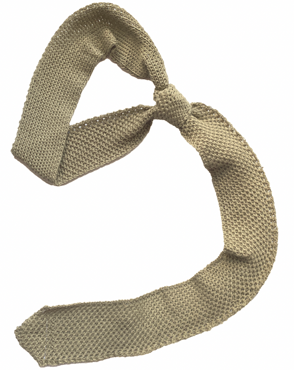 Olive Pique Tie